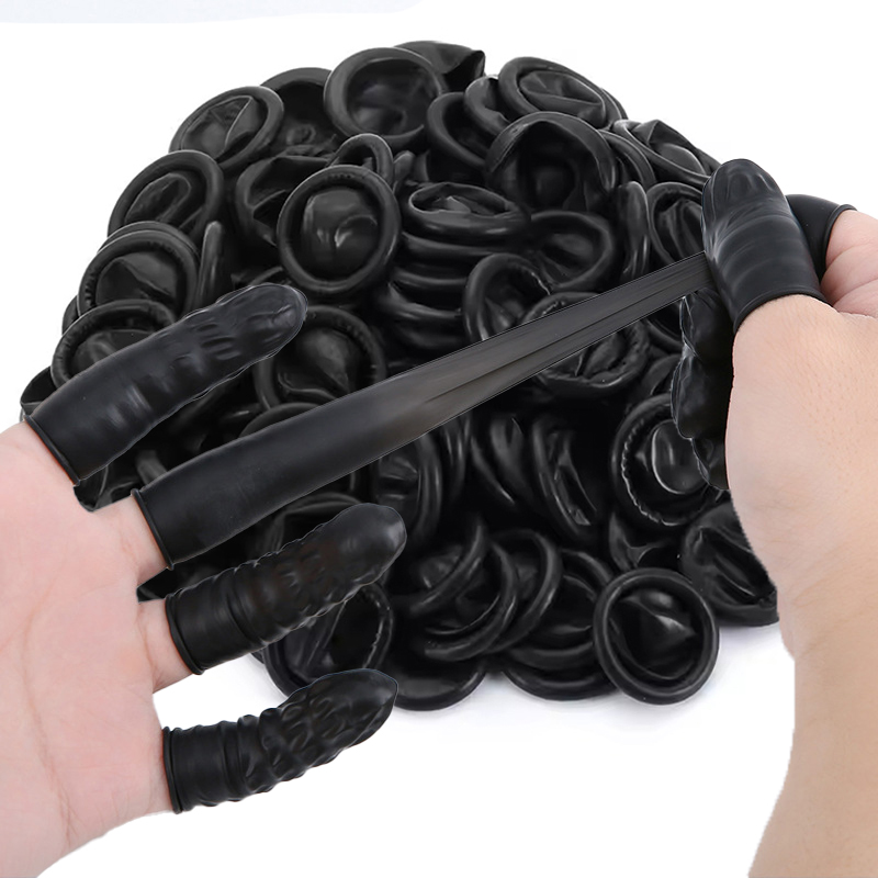 Disposable Gloves Nitrile - 100/200PCS Black Disposable Finger Gloves Dust-proof