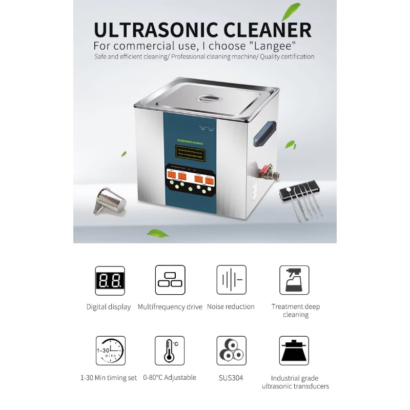 Ultrasonic Cleaner Lab - For Lab PCB Metal Parts Cleaning