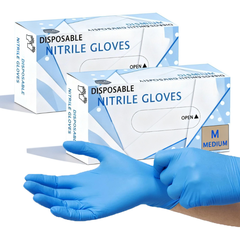 Disposable Gloves Nitrile - 10-100PCS Blue Nitrile Gloves Disposable Home