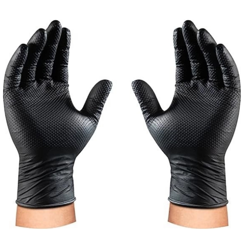 8Mil Heavy Duty Black Nitrile  - Disposable Gloves Nitrile recension och pris
