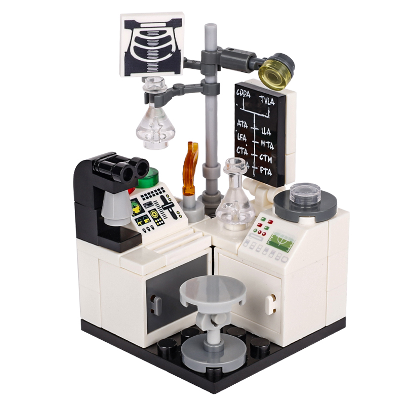 MOC City Laboratory Lab Buildi - Medical Lab Microscope recension och pris