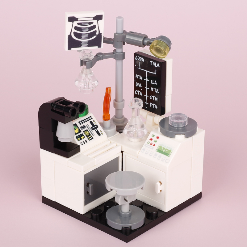 MOC City Laboratory Lab Buildi - Medical Lab Microscope recension och pris