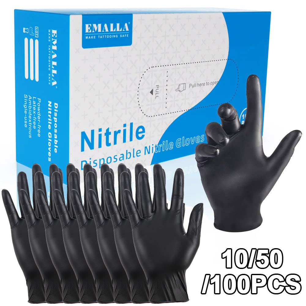 100/50/10PCS Disposable Nitril - Disposable Gloves Nitrile recension och pris