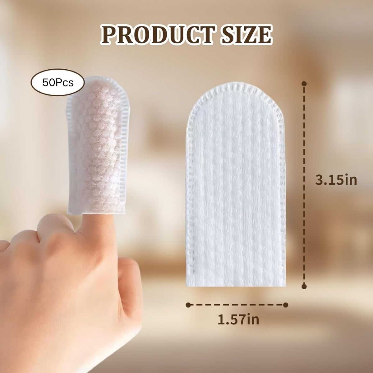 50Pcs Cotton Finger Cots Dog E - Disposable Gloves Nitrile recension och pris