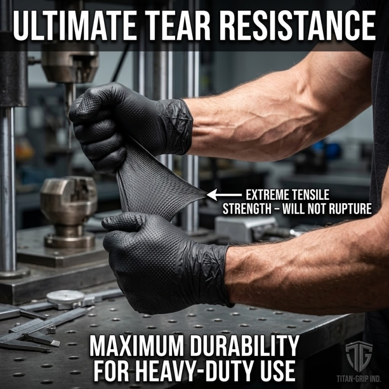 Heavy Duty Black Industrial Ni - Disposable Gloves Nitrile recension och pris
