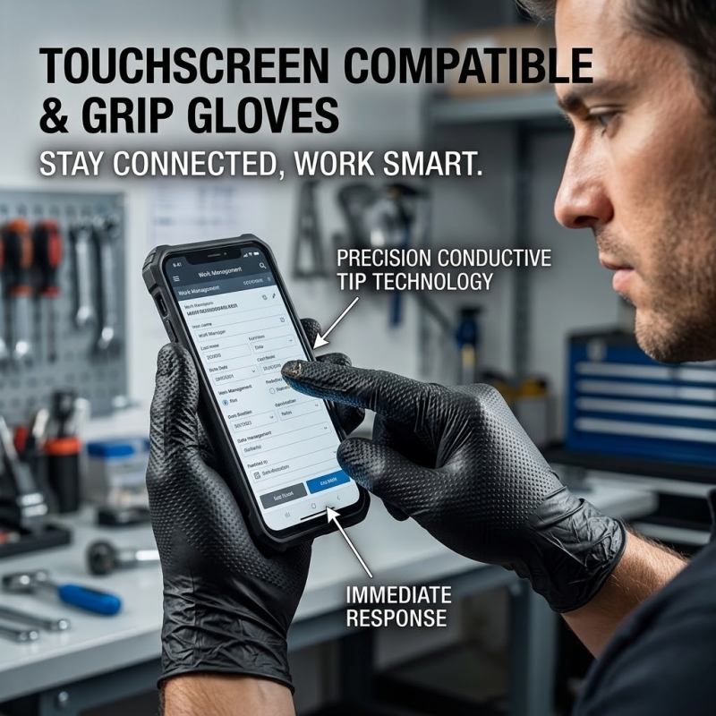 Heavy Duty Black Industrial Ni - Disposable Gloves Nitrile recension och pris