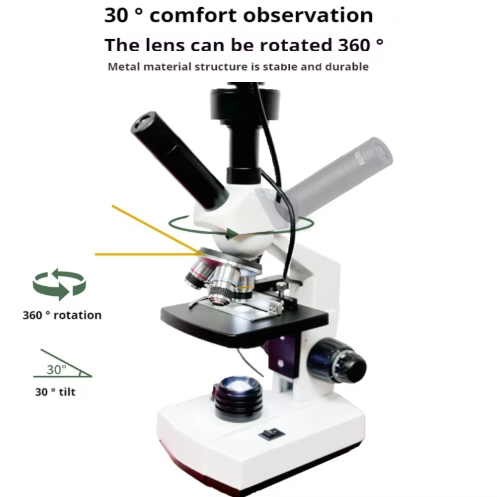 Top Selling HD Screen Digital  - Medical Lab Microscope recension och pris