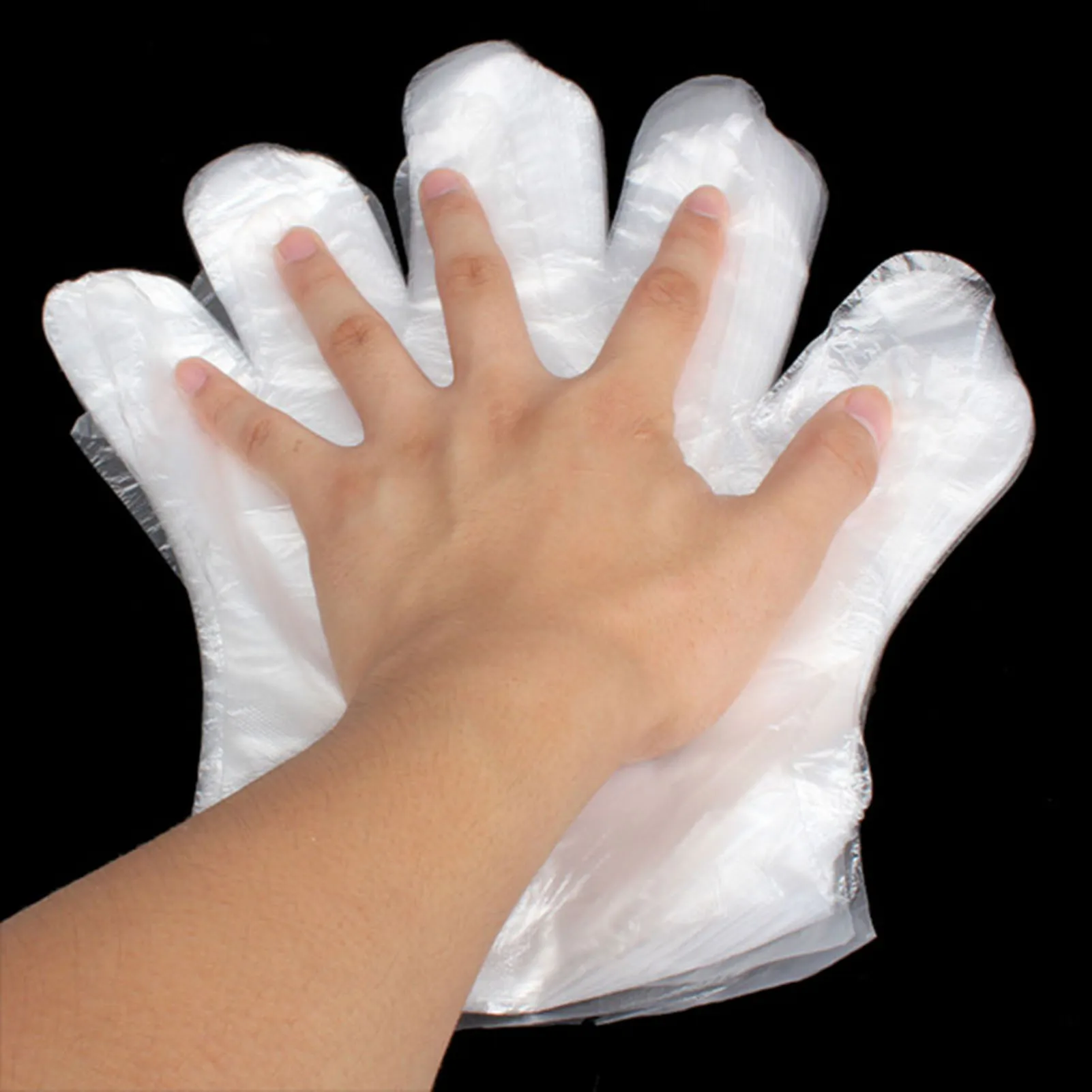Wholesale 100pcs Plastic Dispo - Disposable Gloves Nitrile recension och pris