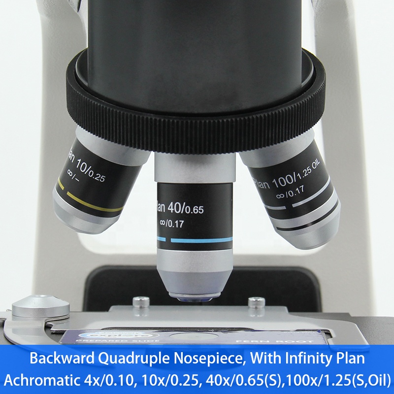 40x-1000x Infinity Optical Sys - Medical Lab Microscope recension och pris