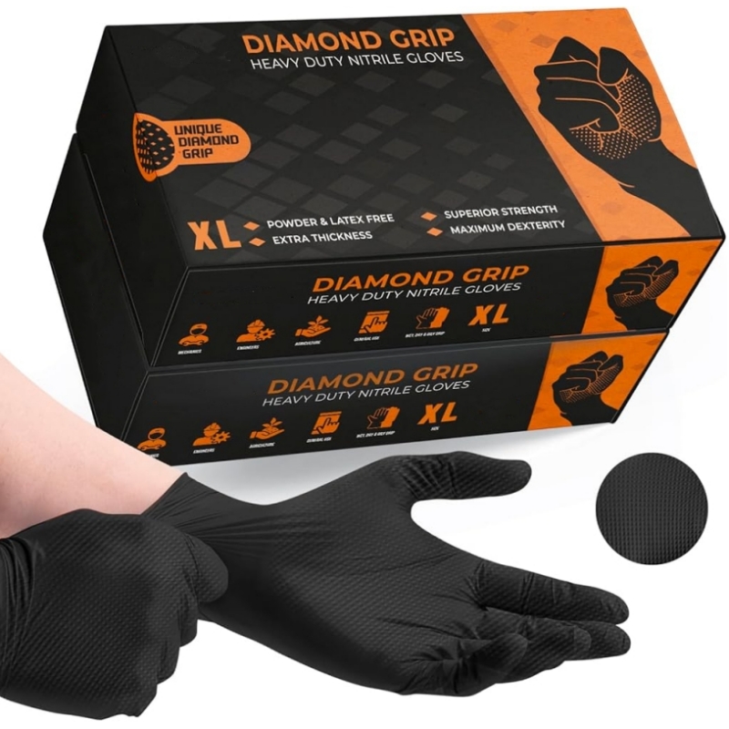 Black Heavy Duty Nitrile Dispo - Disposable Gloves Nitrile recension och pris