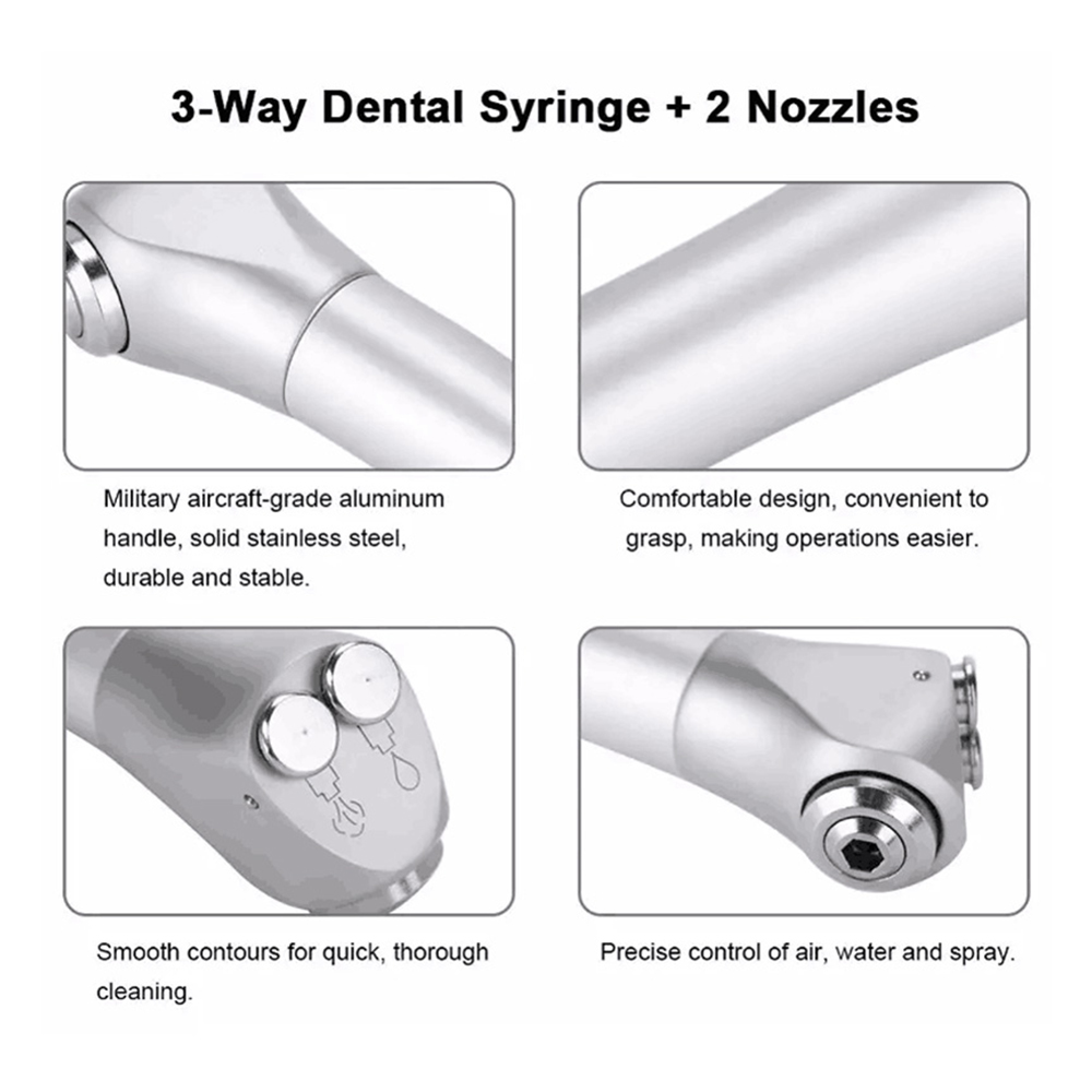 PIORPOY Dental Syringe Air Wat - Ultrasonic Cleaner Lab recension och pris