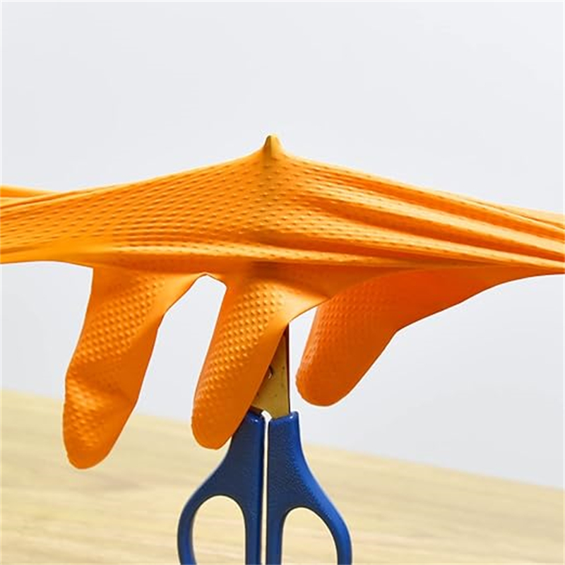 Heavy Duty Orange Nitrile Glov - Disposable Gloves Nitrile recension och pris