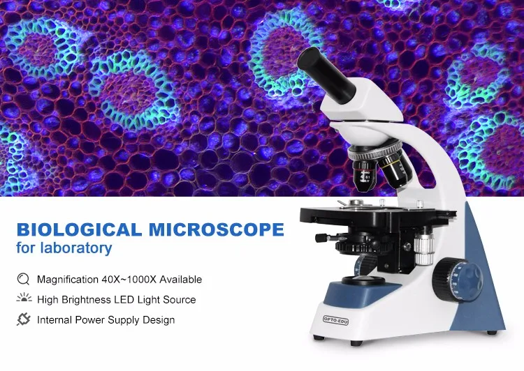 OPTO-EDU A12.1303-B 40x~1000x  - Medical Lab Microscope recension och pris